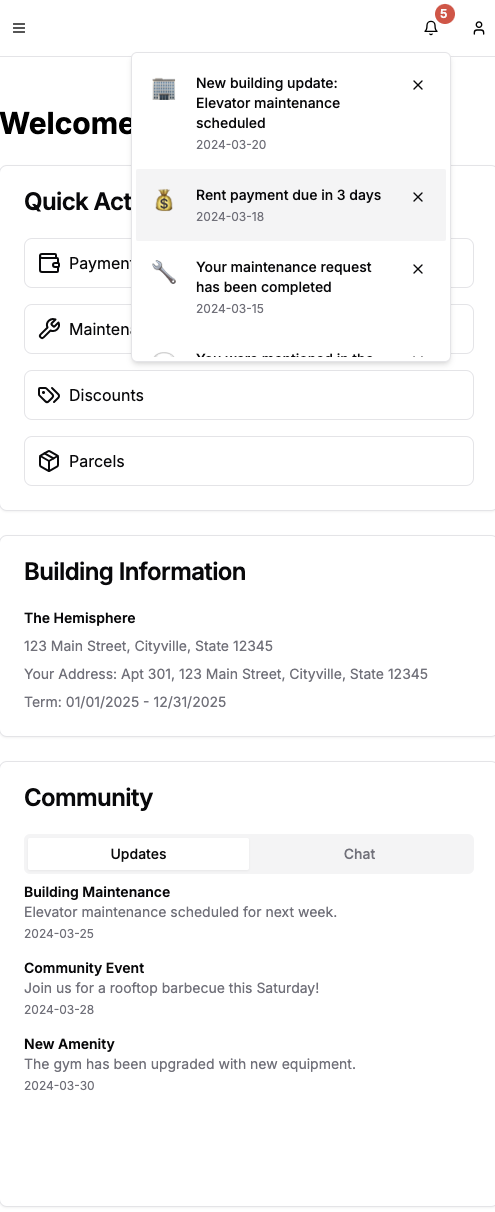 ATTA Tenant Mobile App